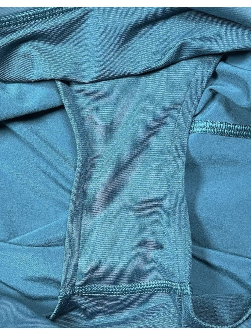 Lululemon Run Times Athletic Lined Teal Blue Shorts Inseam 4" - Women Size 4 - Picture 12 of 16
